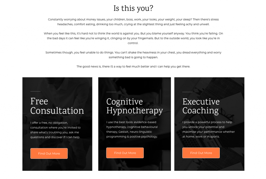 paul hradek cognitive hypnotherapy website by rikki webster ltd